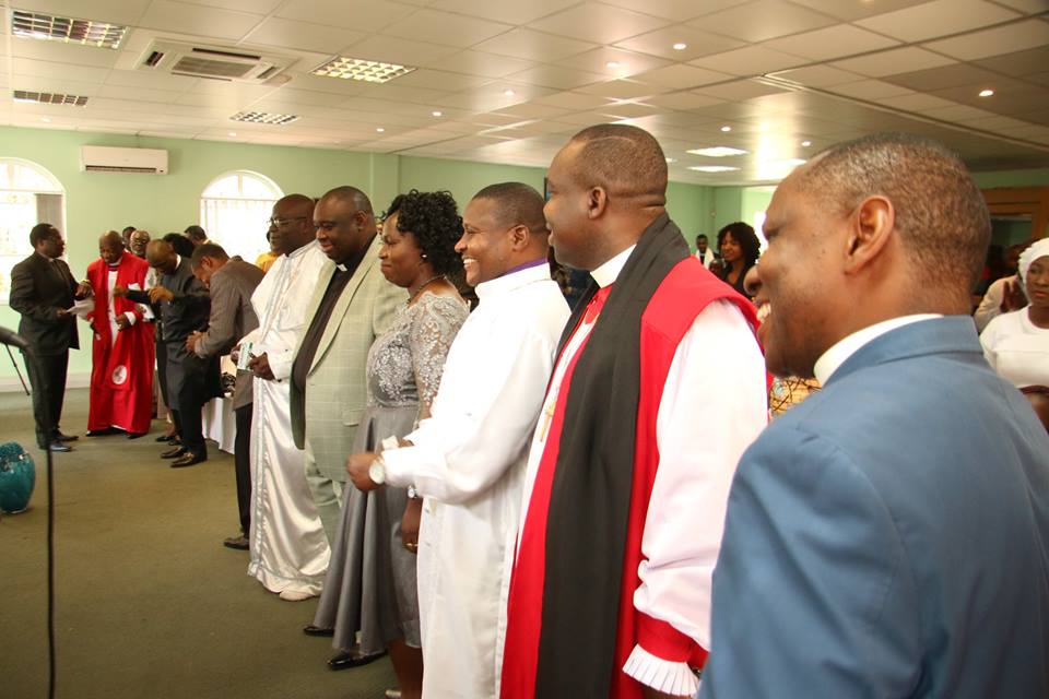 Cross section of CANSAF Leaders during the prayer